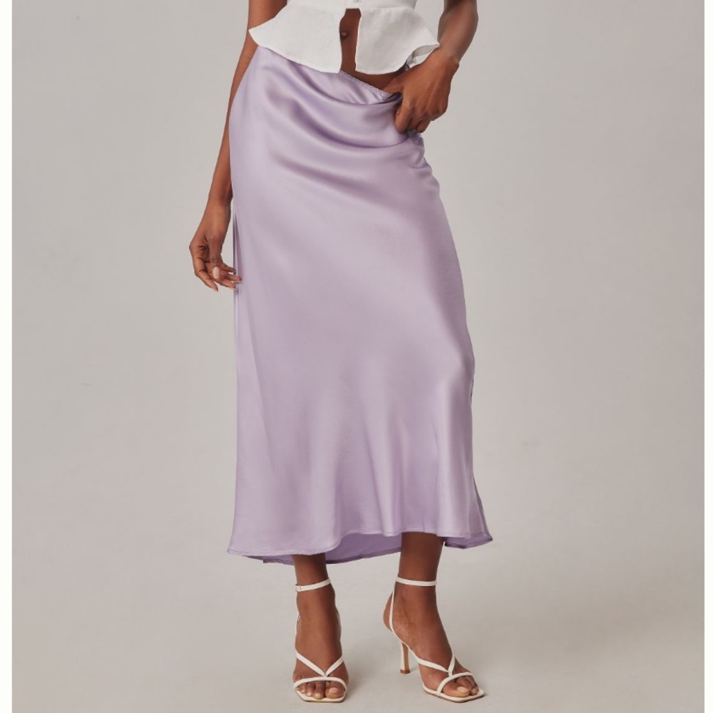 Reformation Layla Silk Skirt